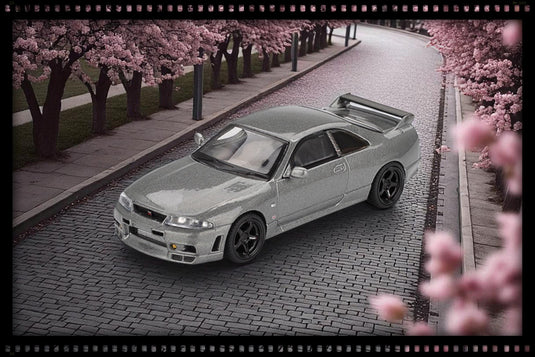 Nissan GTR (R33) NISMO BCNR33 CRS DARK METAL GRAY 1993 (RHD) MINI GT 1:64