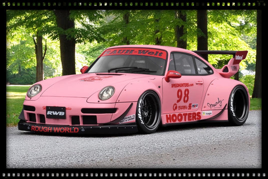 Porsche RWB 993 Pink IGNITION MODEL 1:18