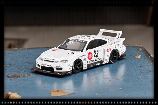 Nissan SILVIA S15 LB-SUPER SILHOUETTE ATHLETE 2024 (RHD) MINI GT 1:64