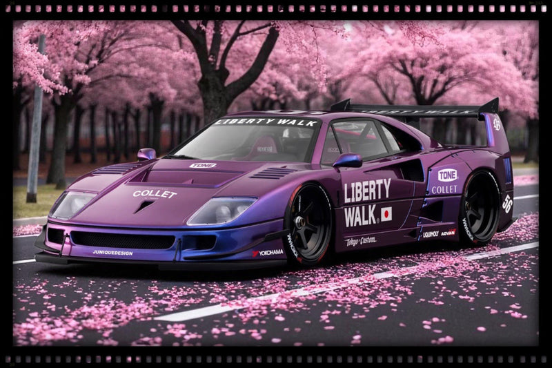 Load image into Gallery viewer, Ferrari LB-WORKS 40 Purple/White IGNITION MODEL 1:18

