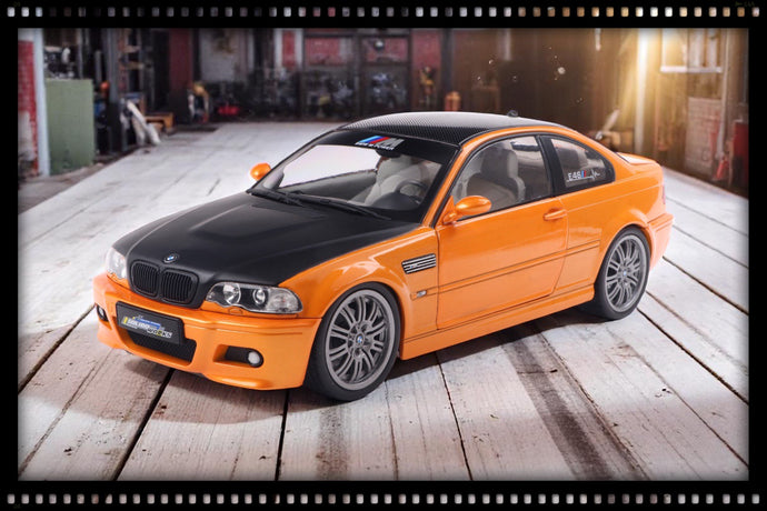 Bmw E46 M3 COUPE SOLIDO WORKS ORANGE 2000 SOLIDO 1:18