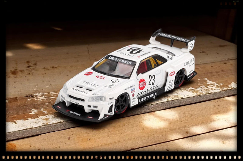 Load image into Gallery viewer, Nissan GTR (R34) SUPER SILHOUETTE ATHLETE/COLLET 2024 (RHD) MINI GT 1:64
