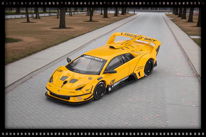 Load image into Gallery viewer, Lamborghini MURCIELAGO LB- SILHOUETTE WORKS GT EVO YELLOW 2025 (LHD) MINI GT 1:64
