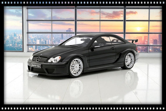 Mercedes-Benz C209 CLK DTM AMG COUPE OBSIDIAN BLACK METALLIC 2004 OTTOmobile 1:18