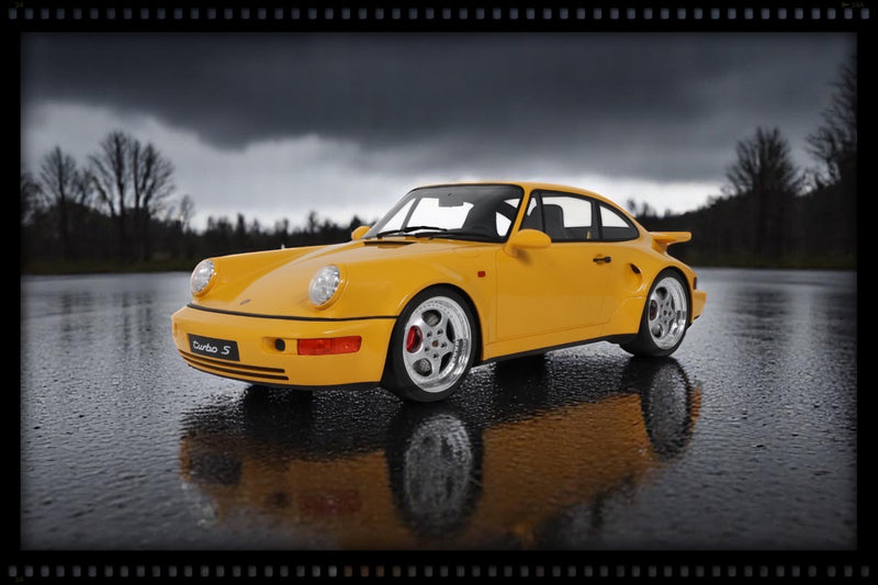 Load image into Gallery viewer, PORSCHE 911 [964] TURBO S YELLOW 1994 GT SPIRIT 1:8
