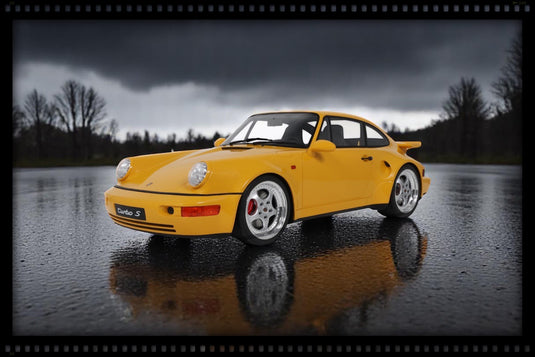 PORSCHE 911 [964] TURBO S YELLOW 1994 GT SPIRIT 1:8