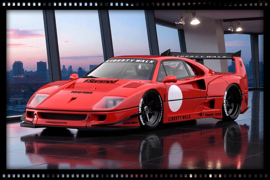 Ferrari LB-WORKS 40 Red/White IGNITION MODEL 1:18