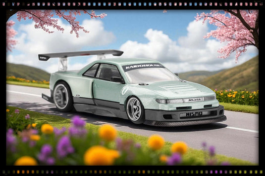 Nissan SILVIA S13-R KAIDO WORKS V1 1991 MINI GT 1:64