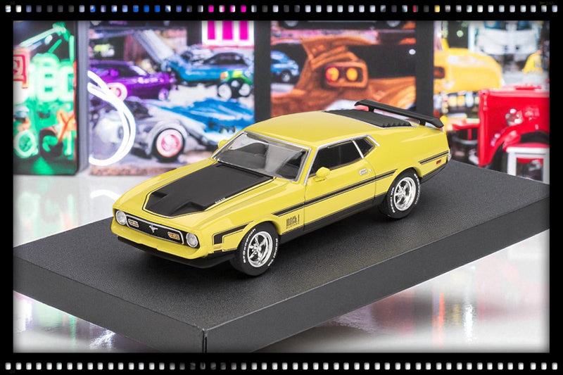 Load image into Gallery viewer, Ford MUSTANG MACH 1 GRABBER YELLOW 1971 (LHD) MINI GT 1:64
