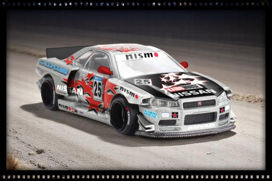 Nissan SKYLINE GT-R (R34) KAIDO STAR RACING V1 1999 MINI GT 1:64