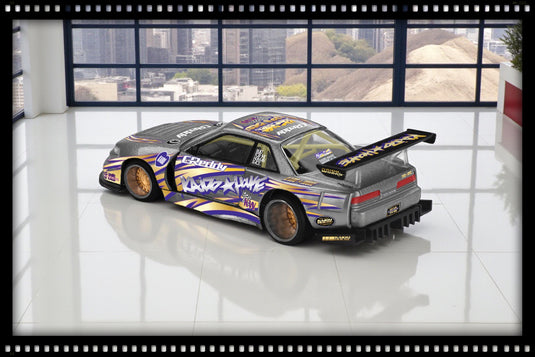 Nissan SILVIA S13-R KAIDO DRIFT V1 MINI GT 1:64