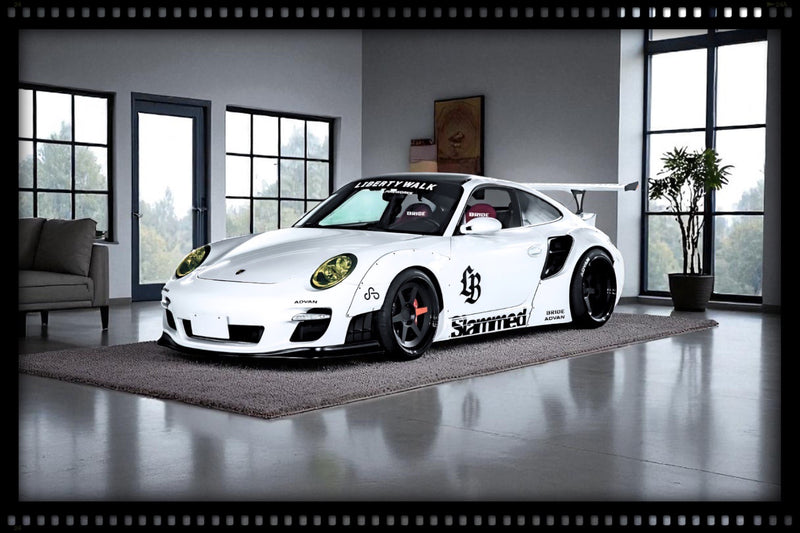 Load image into Gallery viewer, Porsche LB-WORKS TURBO WHITE 2024 GT SPIRIT 1:18
