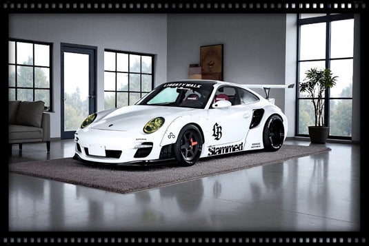 Porsche LB-WORKS TURBO WHITE 2024 GT SPIRIT 1:18