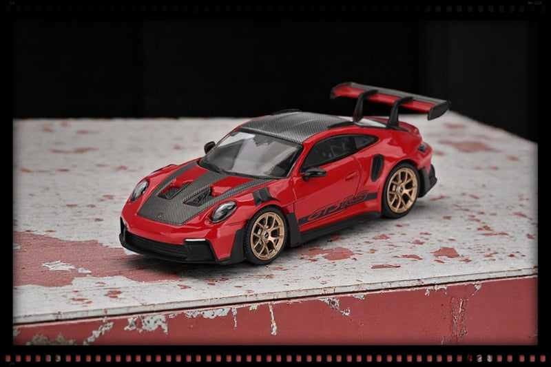 Chargez l'image dans la visionneuse de la galerie, PORSCHE 911 (992) GT3 RS ROUGE GUARDS PACK WEISSACH 2022 MINI GT 1:64
