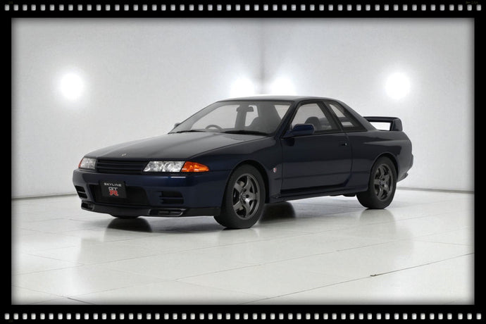 Nissan SKYLINE GT-R (BNR32) DARK BLUE PEARL TH1 1993 OTTOmobile 1:18
