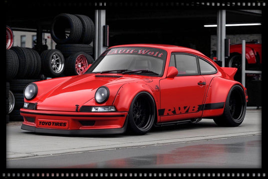 Porsche RWB Backdate Red IGNITION MODEL 1:18