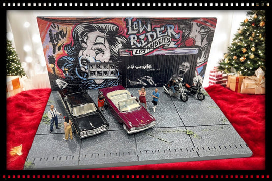 Diorama STREET ART LA GRAFFITI 2024 (Cars and Figures not included) MINI GT 1:64