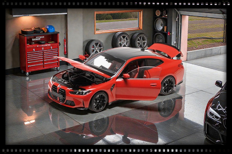 Load image into Gallery viewer, Bmw M4 2024 RED METTALIC MINICHAMPS 1:18
