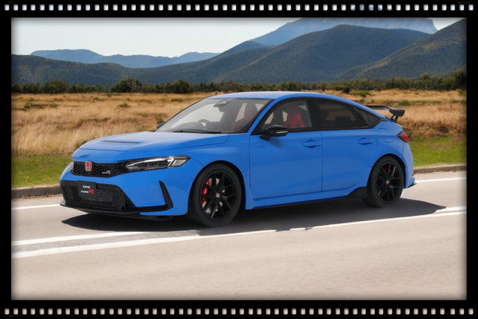 Honda CIVIC TYPE R RACING/BOOST BLUE PEARL 2022 OTTOmobile 1:18
