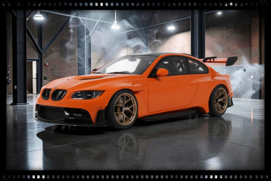 BMW M3 BY KHYZYL SALEEM FIRE ORANJE 2025 GT SPIRIT 1:18