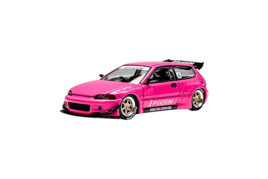 HONDA PANDEM CIVIC EG6 PINK POP RACE 1:64