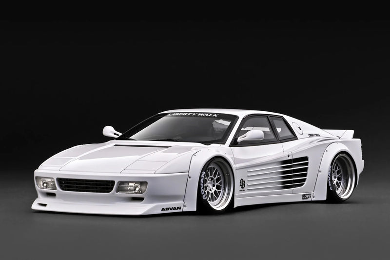Load image into Gallery viewer, Ferrari LB-WORKS 512 WHITE IGNITION MODEL 1:18
