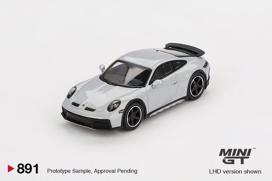 Porsche 911 (992) DAKAR ICE GRAY METALLIC 2023 (LHD) MINI GT 1:64