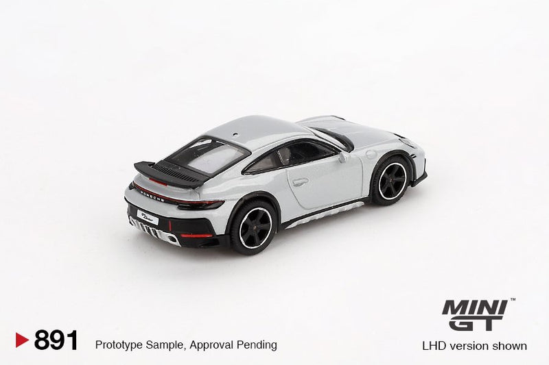 Load image into Gallery viewer, Porsche 911 (992) DAKAR ICE GRAY METALLIC 2023 (LHD) MINI GT 1:64
