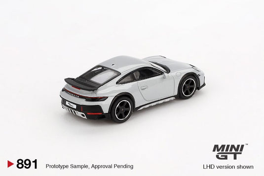 Porsche 911 (992) DAKAR ICE GRAY METALLIC 2023 (LHD) MINI GT 1:64