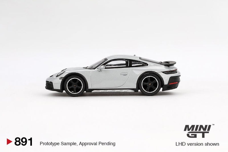 Load image into Gallery viewer, Porsche 911 (992) DAKAR ICE GRAY METALLIC 2023 (LHD) MINI GT 1:64
