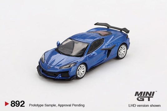 Chevrolet CORVETTE C8 Z06 ELKHART LAKE BLUE 2023 (LHD) MINI GT 1:64