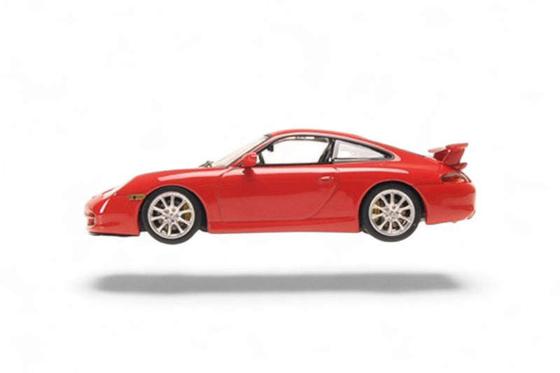 Load image into Gallery viewer, Porsche 911 GT3 2003 RED SPECIAL BOX ‼️LIMITED EDITION 525 pieces‼️ MINICHAMPS 1:43
