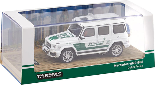 Mercedes Benz AMG G63 Dubai Police TARMAC WORKS 1:64