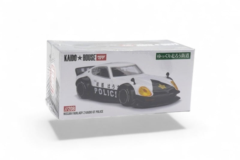 Chargez l'image dans la visionneuse de la galerie, NISSAN FAIRLADY Z KAIDO GT POLICE 1978 MINI GT 1:64
