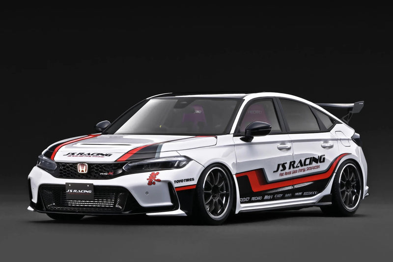 Load image into Gallery viewer, HONDA CIVIC TYPE-R J'S RACING (FL5) WHITE IGNITION MODEL 1:18

