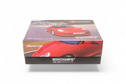 Porsche 911 GT3 1999 RED SPECIAL BOX ‼️LIMITED EDITION 525 pieces‼️ MINICHAMPS 1:43
