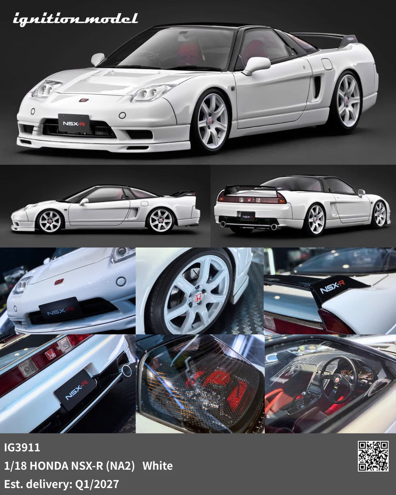 Load image into Gallery viewer, HONDA NSX-R (NA2) WHITE IGNITION MODEL 1:18
