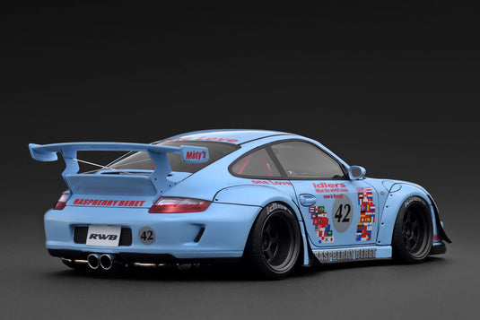 Porsche RWB 997 BLEU IGNITION MODEL 1:18
