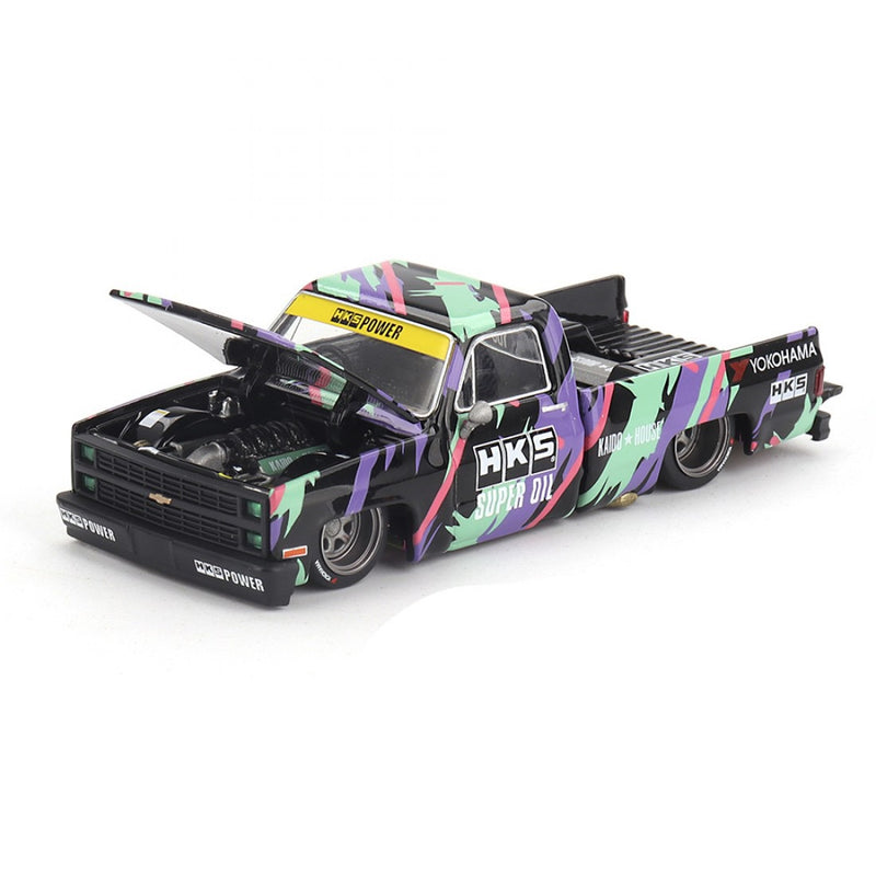 Load image into Gallery viewer, Chevrolet SILVERADO KAIDO HKS V1 1980 MINI GT 1:64
