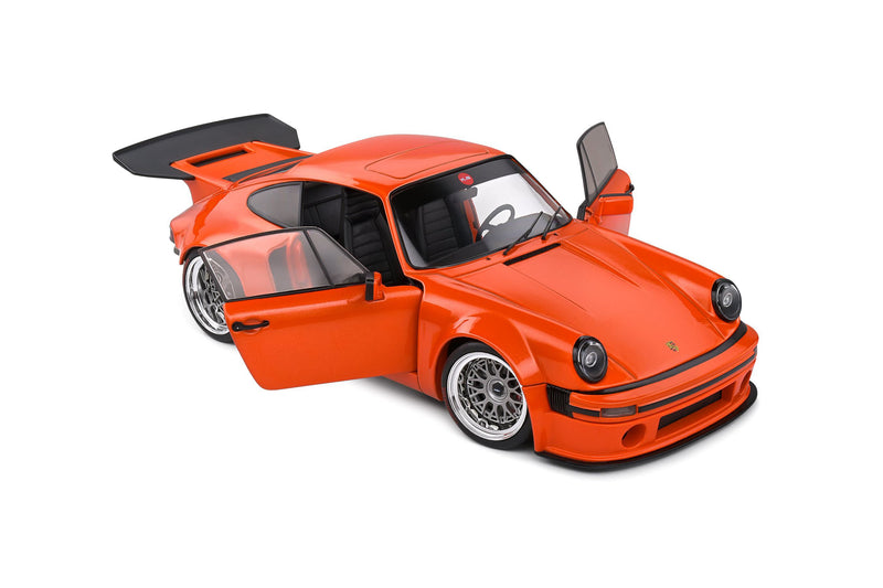 Laad de afbeelding in de Gallery-viewer, PORSCHE RWB KS-R ORANJE 2022 SOLIDO 1:18
