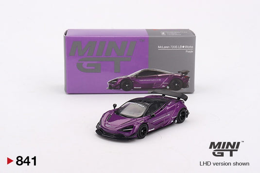 McLaren 720S LB WORKS PURPLE 2020 (LHD) MINI GT 1:64