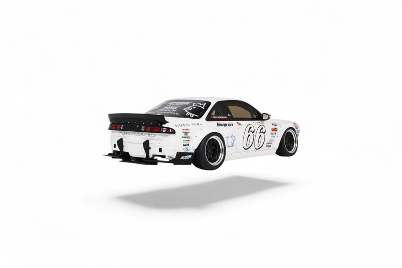 Load image into Gallery viewer, Nissan SILVIA S14 BOSS ROCKET BUNNY WHITE 2024 OTTOmobile 1:18
