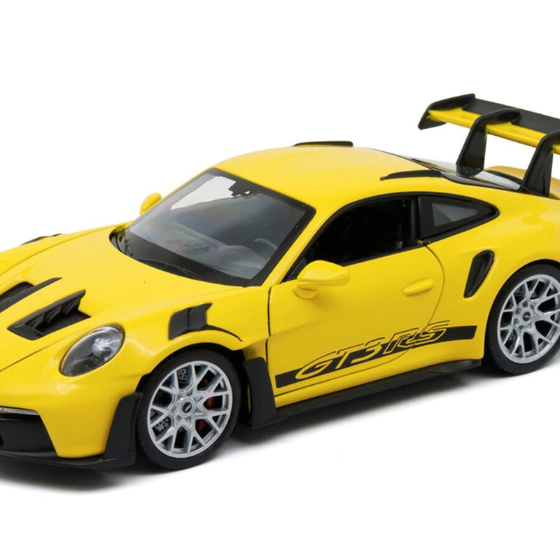 Load image into Gallery viewer, Porsche 911 GT3 RS 992 Yellow WELLY 1:24
