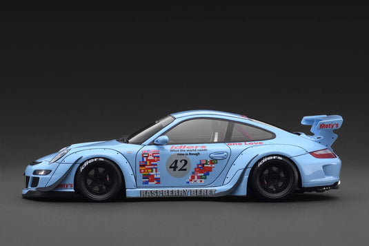 Porsche RWB 997 BLEU IGNITION MODEL 1:18