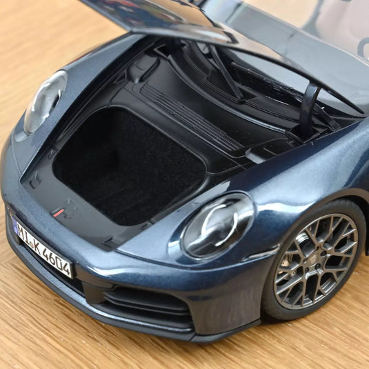 PORSCHE 911 CARRERA CABRIOLET 2025 BLUE NOREV 1:18