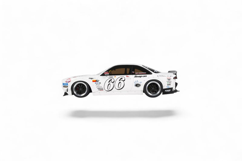 Load image into Gallery viewer, Nissan SILVIA S14 BOSS ROCKET BUNNY WHITE 2024 OTTOmobile 1:18
