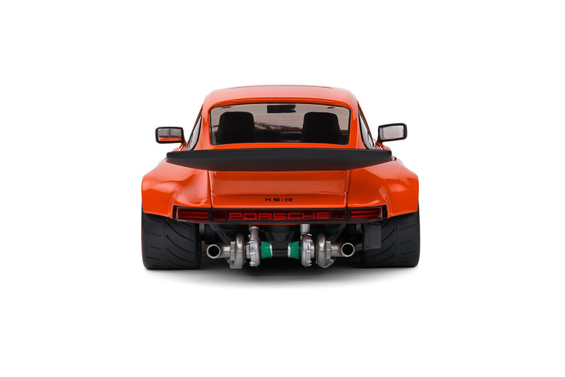 Laad de afbeelding in de Gallery-viewer, PORSCHE RWB KS-R ORANJE 2022 SOLIDO 1:18
