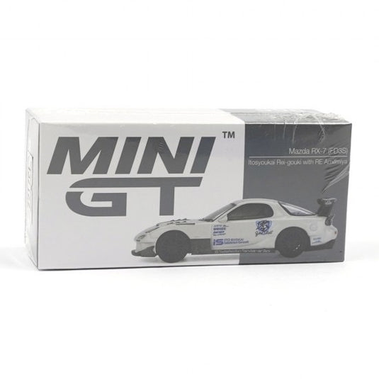 Mazda RX7 (FD3S) ITOSYOUKAI REI-GOUKI WITH RE AMEMIYA 2004 (RHD) MINI GT 1:64