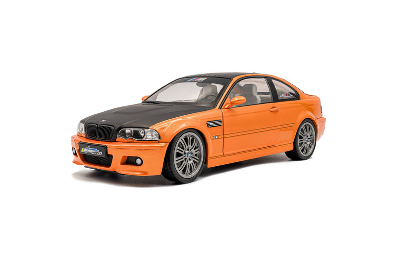 Load image into Gallery viewer, Bmw E46 M3 COUPE SOLIDO WORKS ORANGE 2000 SOLIDO 1:18
