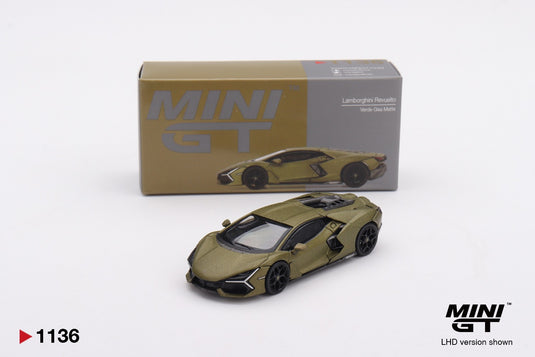 LAMBORGHINI REVUELTO MAT GREEN 2023 MINI GT 1:64